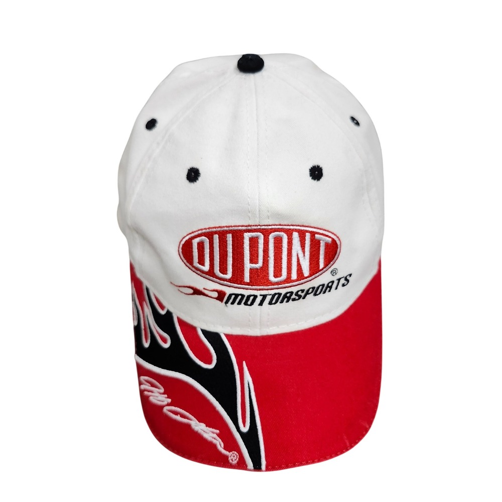 Vintage Jeff Gordon 24 DuPont NASCAR Racing Hat Winner's Circle Flames Cap